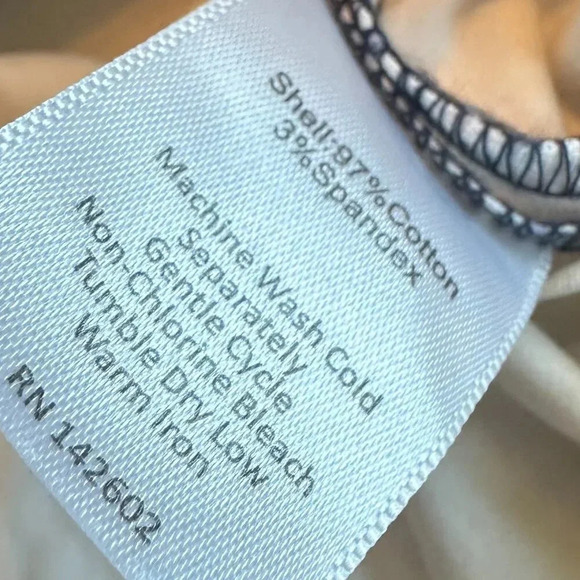 Sail to Sable STS Navy White Stripe Dress Sleeveless Sheath Size Small Women's - Picture 10 of 10